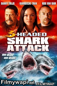 3 Headed Shark Attack (2015) Hindi Dubbed poster