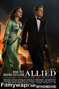 Allied (2016) Hindi Dubbed poster