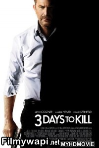 3 Days To Kill (2014) Hindi Dubbed poster