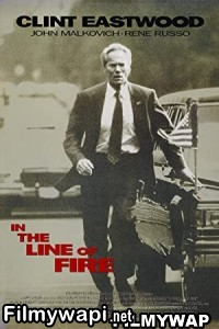 In The Line Of Fire (1993) Hindi Dubbed poster