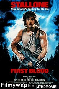 Rambo First Blood (1982) Hindi Dubbed poster