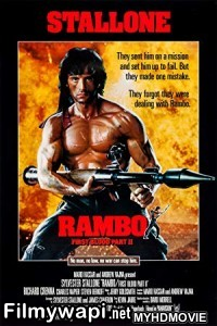 Rambo First Blood 2 (1985) Hindi Dubbed poster