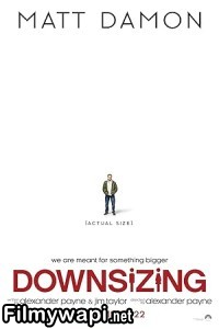 Downsizing (2017) Hollywood Hindi Dubbed poster